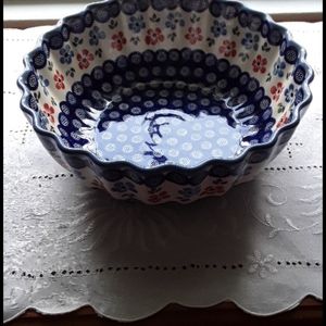 Polish pottery bowl